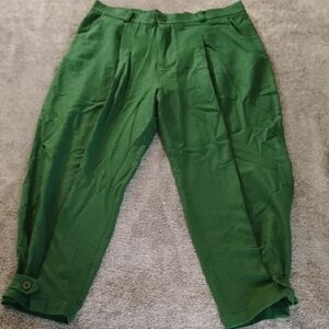 Dark Green Carrot Pants Unbranded Unsized (L?)